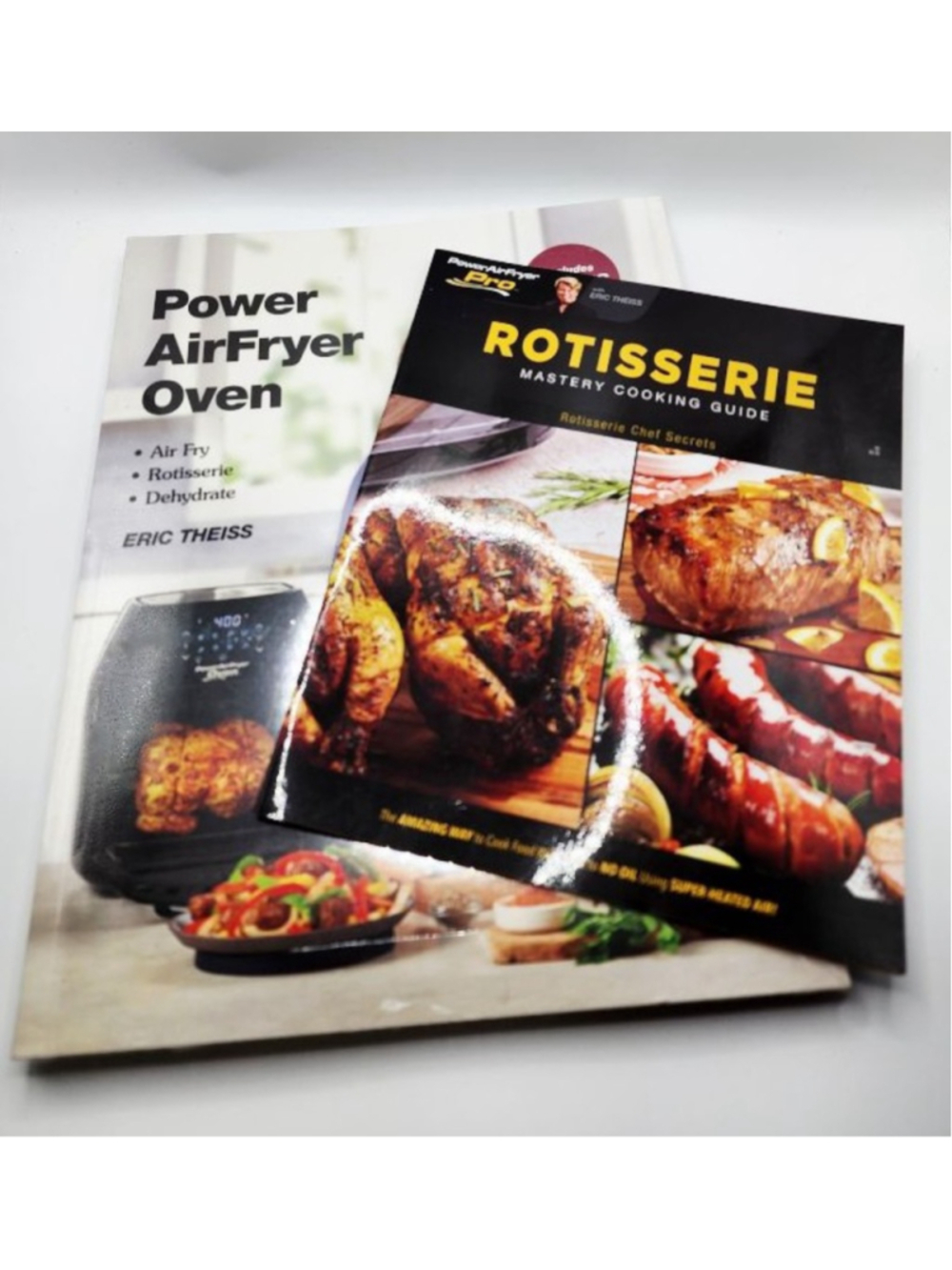 Power AirFryer Oven Air Fry Rotisserie Dehydrate Recipe Cookbooks by Eric Theiss